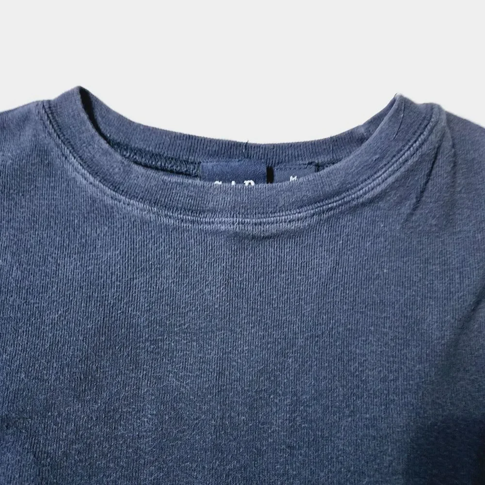Gap Boys Shirt Blue Size Medium 100% Cotton Long Sleeve Pullover